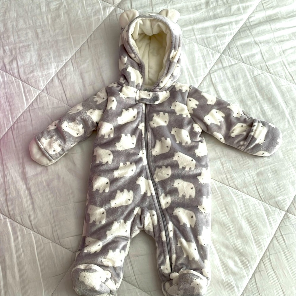 3M Simple Joys by Carter's Baby Unisex' Footed Jumpsuit Pram